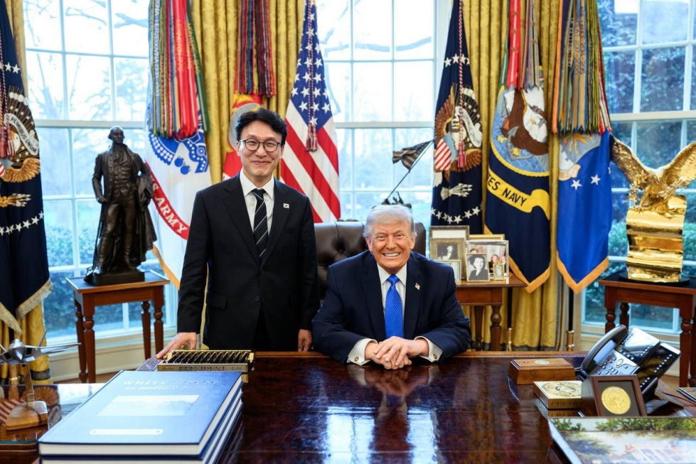 Трамп встретился с премьер-министром Южной Кореи Ким Мин Соком в Вашингтоне