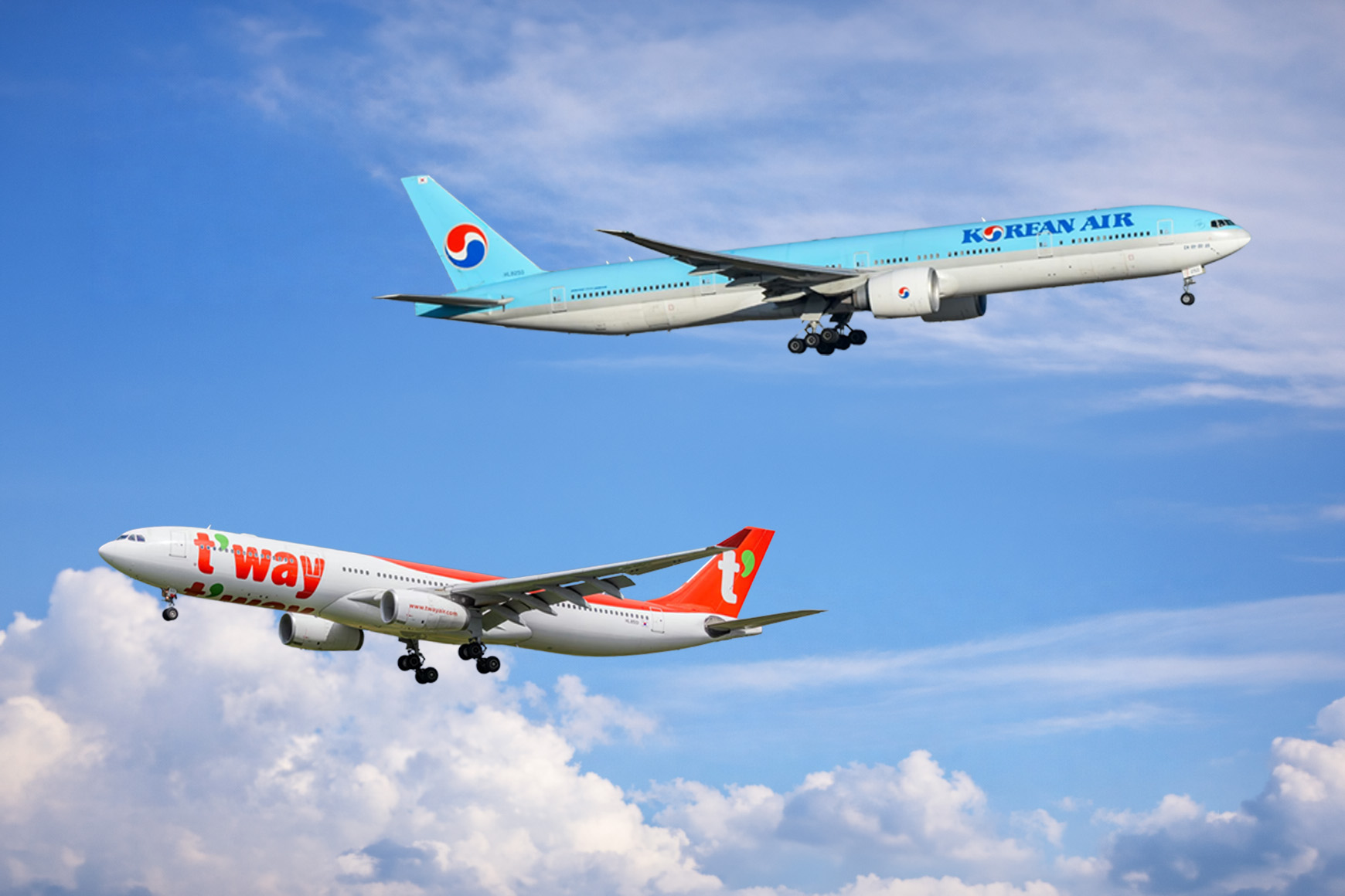 Korean Air отчиталась о рекордной прибыли, в то время как T’way Air вводит неоплачиваемые отпуска