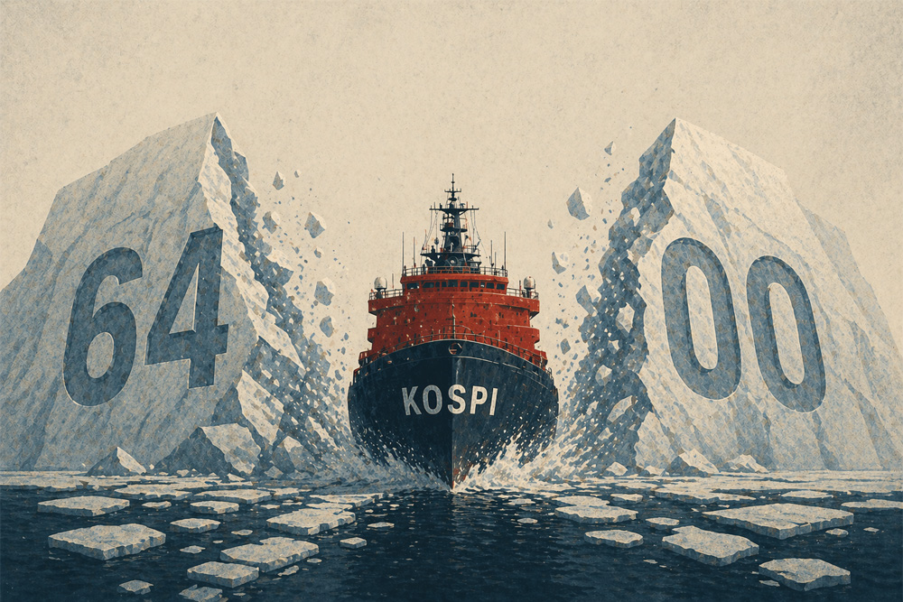 KOSPI впервые превысил 6400 пунктов, рост поддержали частные инвесторы на фоне рекордного «кредитного плеча»