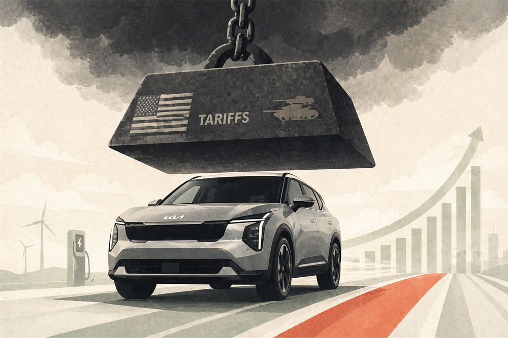 Операционная прибыль Kia в I квартале снизилась на 26,7% из-за пошлин США и внешних рисков