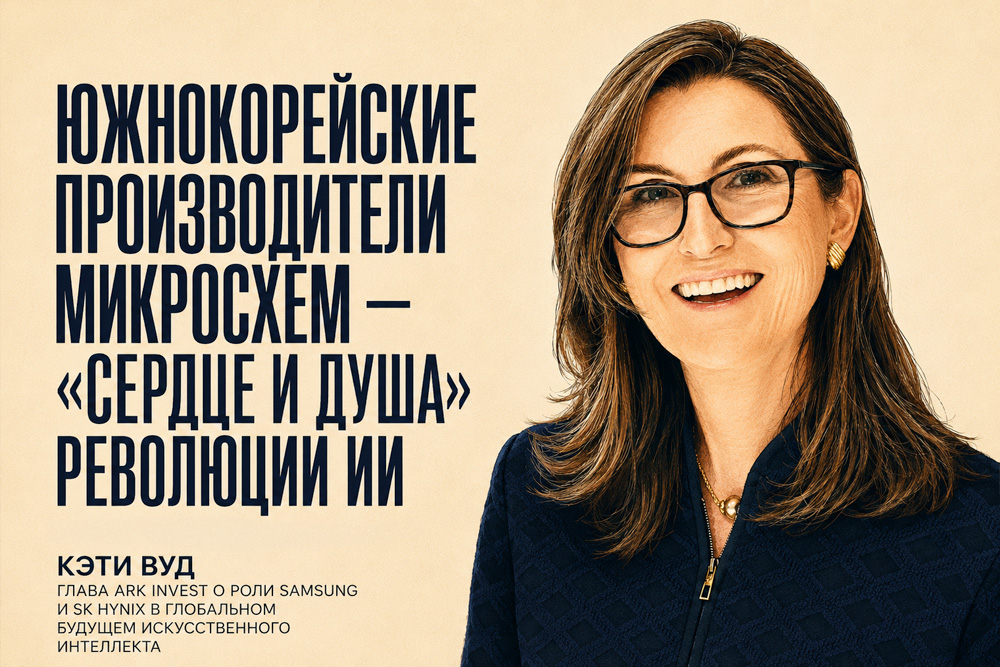 Кэти Вуд назвала южнокорейских производителей микросхем «сердцем и душой» революции ИИ